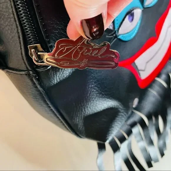 HTF - Danielle Nicole Disney Fringed Holographic Ursula Crossbody Bag - Picture 4 of 10